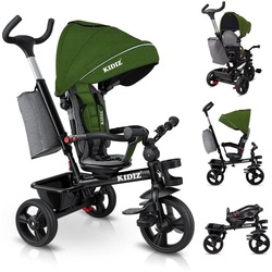 KIDIZ Dreirad, Dreirad 5in1 Kinderdreirad mit Schubstange Lenksystem Stange