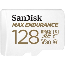 SanDisk Max Endurance microSD Class 10 UHS-I V30 + SD-Adapter 128 GB