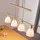 LINDBY Simeon 3-flg. 72,5 cm Glas gold