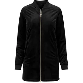 URBAN CLASSICS Long Velvet Parka Black S