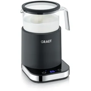 Graef GRAEF. Glas-Milchaufschäumer MS902, Induktion, 6 Automatik-Programme, Touch-Display, bis zu 400ml Milchschaum, heiße Schokolade