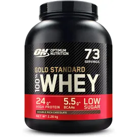 Optimum Nutrition Gold Standard 100% Whey Double Rich Chocolate Pulver 2270 g