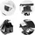 Chipolino Kinderwagen 3 in 1 Amore Babyschale Adapter Wickeltasche Fußabdeckung grau gemustert