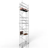 Altec Rollfix® 2.0 800 | 8m Arbeitshöhe | hvst. Fußplatten | Wandanker | Made in Germany | TÜV | belastbar 200kg/m2 | Norm - DIN EN 1004-1 | Modulares Arbeitsgerüst | Alu-Gerüst