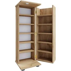 VCM Engalo CD-Regal 31 x 31 x 93 cm Braun