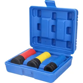 BRILLIANT TOOLS 1/2" Alu-Felgen-Kraft-Stecknuss-Satz 17 / 19 / 21 mm 3-tlg