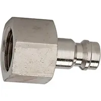 Riegler Nippel für Kupplungen NW 5, Messing vernickelt, G