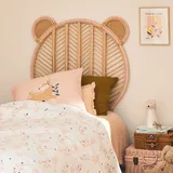 sweeek Kopfteil aus Rattan für Kinderzimmer 90 x 100cm - sweeek