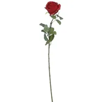 Mica decorations Mica künstliche Rose rot 69 cm Dekoblumen