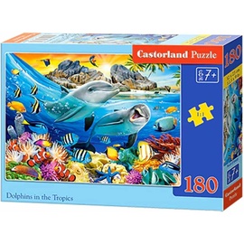Castorland Dolphins in the Tropics Puzzle 180 Teile (180 Teile)