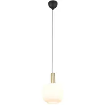 meine wunschleuchte Klein-e 1-flg. hängend Ø20 cm Gold/Weiß