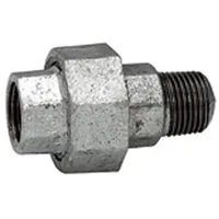 Riegler Verschraubung 331, IG/AG, Rp/R 3/4, schw. Temperguss feuerverz.