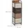 Relaxdays Schubladenschrank 31,5 x 99,5 x 31,5 cm Braun / Mehrfarbig