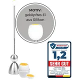 take 2 germany Eierschalensollbruchstellenverursacher Edelstahl Motiv Frühstücksei