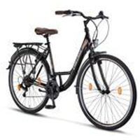 Chillaxx Bike Strada Premium City Bike in 24, 26, 28 Zoll - Fahrrad für Mädchen, Jungen, Herren und Damen - 21 Gang-Schaltung - Hollandfahrrad Ci...