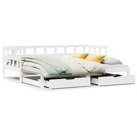 vidaXL Tagesbett 90 x 200 cm Weiß
