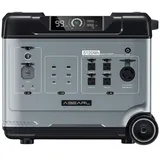 OUKITEL Stromerzeuger P5000 Pro 4000W, 5120 Wh LiFePO4-Akku, Tragbares Kraftwerk, LiFePO4-Batterie, Intelligente Temperaturregelung schwarz