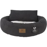 nordic paws Hundebett Olli Cozy L 100 x 65 cm schwarz