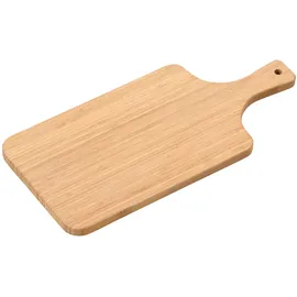 KESPER Schneidebrett mit Griff, 37,8 x 17,7 x 1,6 cm aus Bambus, 58384