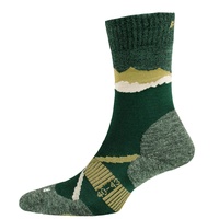 P.A.C. Trekkingsocken Merino Light TR 3.2, anthracite-olive, 40/43