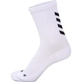 hummel Unisex Hmlessential Training Sock, WHITE/BLACK, 39-42