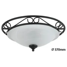 Rabalux Mediterrane Deckenlampe 1 E27 schwarz