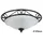 Rabalux Mediterrane Deckenlampe 1 E27 schwarz
