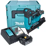 Makita DBN 610 RF1J Akku Stauchkopfnagler 18 V 32 - 64 mm mit 1x Akku 3,0 Ah + Ladegerät + Makpac