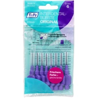 TePe Interdentalbürste Lila ISO-Größe 6 (1,1 mm) / Für eine einfache und gründliche Reinigung der Zahnzwischenräume / 1 x 8 Interdentalbürsten