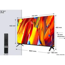 TCL 32V5C 32 Zoll QLED Full HD Android TV