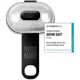 Max & Molly Matrix Ultra LED, Hundelicht für Geschirr, Leine & Halsband, Schwarz, Wasserfest, USB Wiederaufladbar, Hundelampe LED, Hunde Leuchtanhänger für mehr Sicherheit bei Nacht