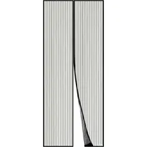 luxuskollektion Fliegengitter Tür Magnetvorhang 110 x 210 cm Schwarz