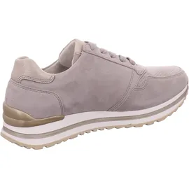 Gabor Damen, Low-Top Sneaker, Schuhe grau puder H-Weite 66.528.12 für beige, Gr. 39 EU / 6 UK - EU Weit