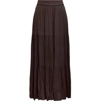 Only Maxirock Damen Braun  L