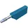 HIRSCHMANN TEST & MEASUREMENT LAS N WS Lamellenstecker Stecker, gerade Stift-Ø: 4 mm Blau 1 St.