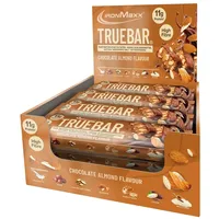 IronMaxx TrueBar - Chocolate Almond 12x45g | High Protein Riegel mit Mandeln, Datteln & Ballaststoffen | Ohne Süßungsmittel | 11 g Eiweiß pro Riegel