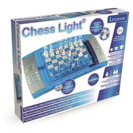 Lexibook Lexibook, ChessLight® Schachspiel mit Licht- & transparenten Figuren,