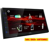 JVC 2-DIN KW-M180DBT Auto Radioset für AUDI A4 B7 mit Bose - 2004-2008