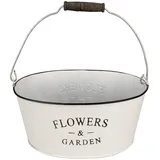 MACOSA HOME Macosa NO55775 18,5 x 22 x 18,5 cm Weiß