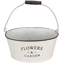 MACOSA HOME Macosa NO55775 18,5 x 22 x 18,5 cm Weiß