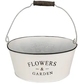 MACOSA HOME Macosa NO55775 18,5 x 22 x 18,5 cm Weiß