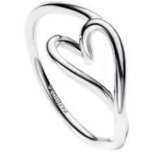Pandora Damenring Herz Klein Silber, 60/19,1