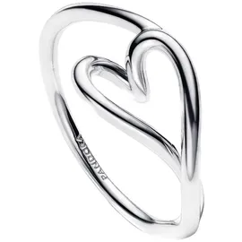 Pandora Damenring Herz Klein Silber, 60/19,1