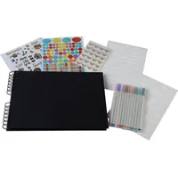 Exacompta Set Scrapbooking mit Fotoalbum 32x22 cm, SCRAP ADDICT