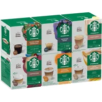 STARBUCKS Probierset, Mixed Cup Variety Pack by Nescafé Dolce Gusto Kaffeekapseln 6 x 12 (72 Kapseln) - Exklusiv bei Amazon