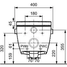 TECE TECEneo Dusch-WC Weiß