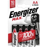 Energizer Max Mignon (AA)-Batterie Alkali-Mangan 1.5V 4St.