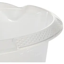 KEEEPER Universalschüssel mit Ausguss, Rund, 1,5 l, - transparent