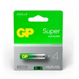 GP Super Alkaline AAA/LR03 4-pack