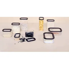 Mepal Modula Küchendose schwarz 1 l 5-teiliges Set